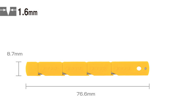 GSB-2S/6B Safety-desinged blade covered with plastic. 2 blades in a plastic case. Blister packed. Beginner Craft Knife Blades 2pk