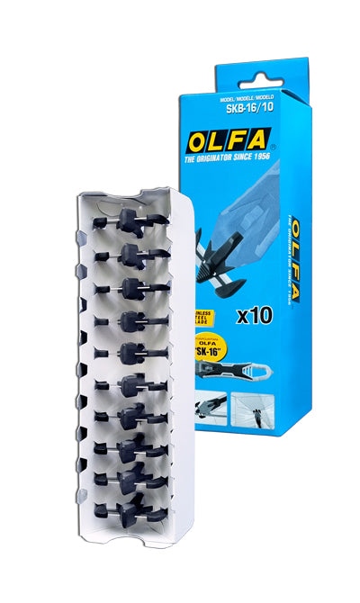 Olfa Utility Knife: Retractable - Plastic Handle, Olfa SKB-7/10B (MSC #73995664) Replacement Blade | Part #1077174